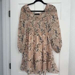 Floral mini dress size S